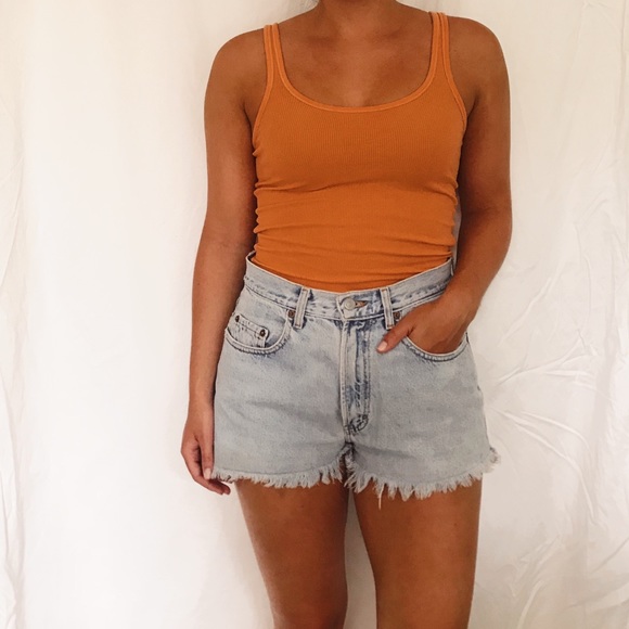 abercrombie - orange tank top - Picture 1 of 1